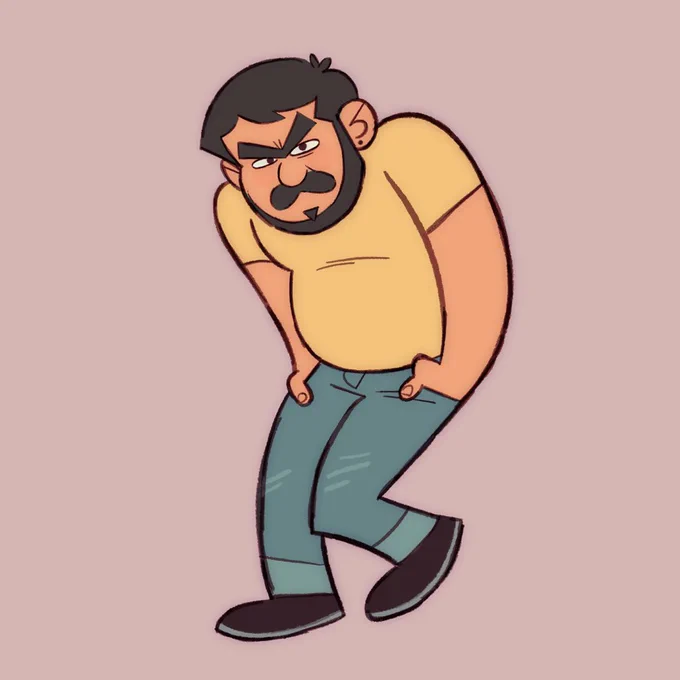 The pose 