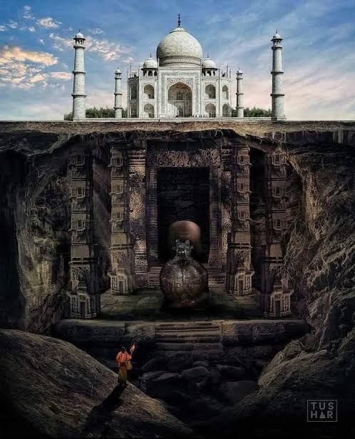 ShrivastavAni's tweet image. Mughals itne bade aalsi and unskilled they ke unko foundation daalna aata nahi tha toh jo tha uske upar ya side side mei bana liya jo banana tha 
Readymade foundation ke upar bana lete hain kisiko kya hee pata chale ga 😒

🖤 day ke rulers 😒
#ReclaimTemples