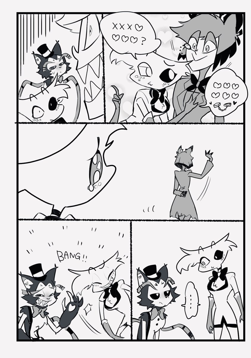 give-and-take
#HazbinHotel  #HazbinHotelAngelDust #HazbinHotelHusk #HazbinHotelAlastor 