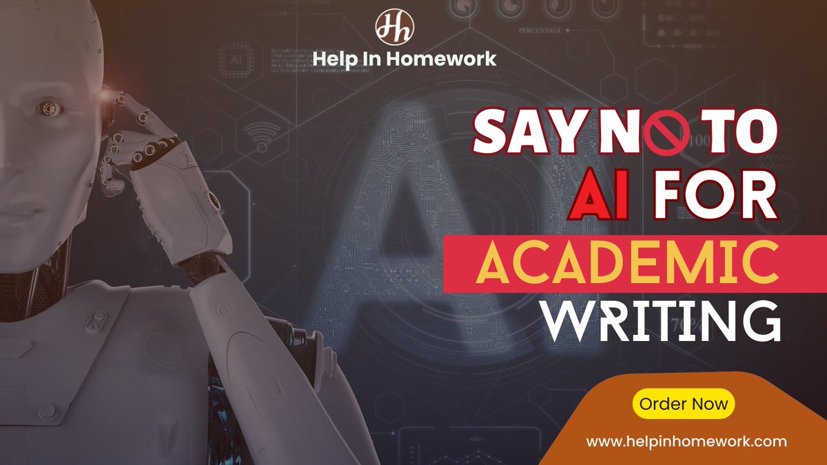 HelpinHomework's tweet image. 🚫Say NO to AI for Academic Writing 🤖 and YES to Personalized, Top-Notch Assistance from our Dedicated Team. 📚✏️

At helpinhomework.org, We&apos;re all about crafting 100% unique and plagiarism-free masterpieces. 📝✍️

Your Success, Our Priority! 💡 🌟 

#HelpInHomework #NoToAI