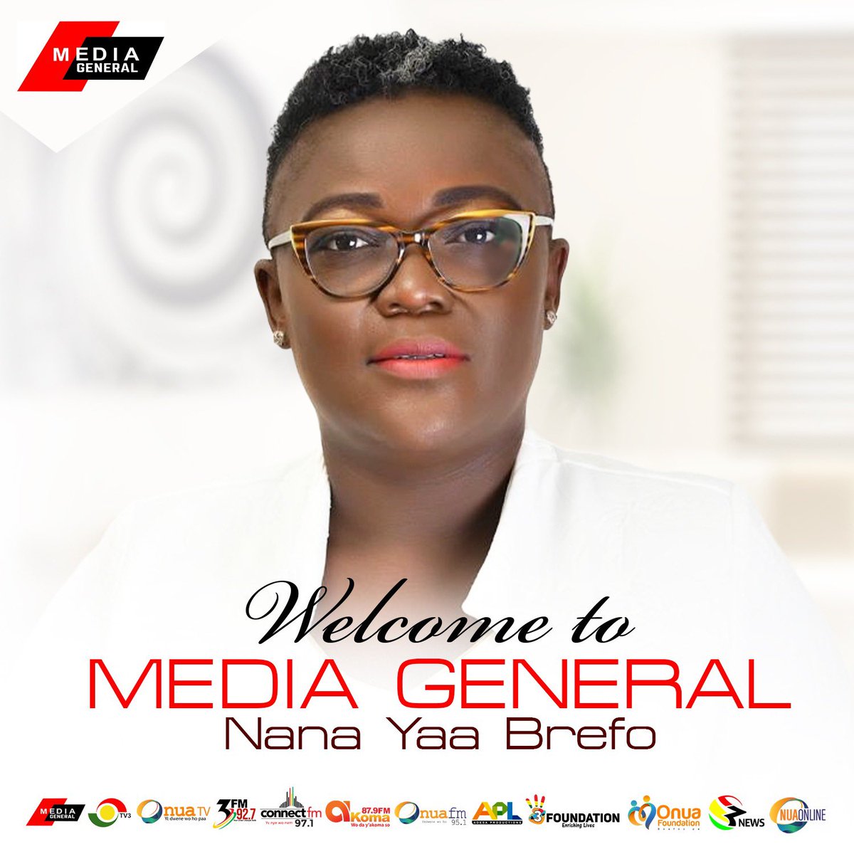 Welcome to the Media General family, Nana Yaa Brefo. 

Akwaaba!

#WeAreMGStrong #MGStrong