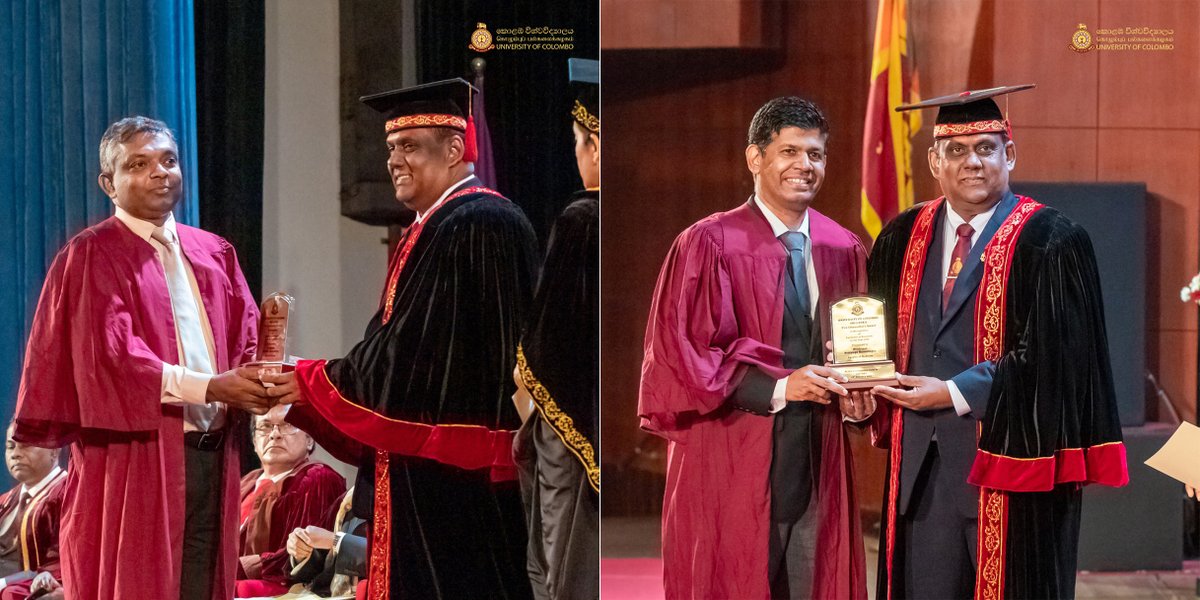 ColomboUni's tweet image. Vice Chancellor’s Awards for Research Excellence recognize academic staff for outstanding research contributions to the University community. Seven awards were presented during the Postgraduate Convocation 2022.
cmb.ac.lk/vice-chancello…
#Convocation2022