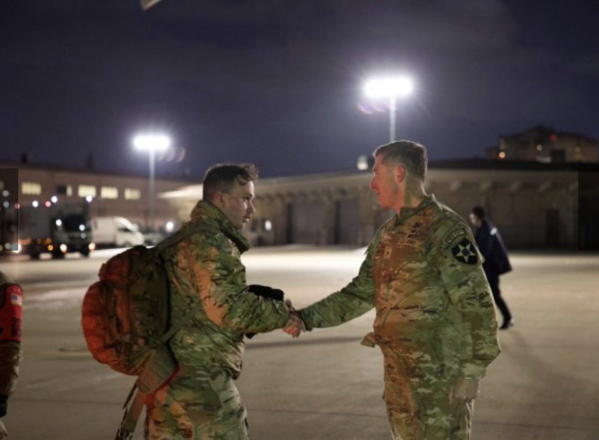 USForcesKorea's tweet image. Welcome, #BraveRifles!
The @3dUSCav from @fortcavazosarmy has begun assuming its role as the newest rotational force in Korea, enhancing #readiness &amp;amp; #interoperability with allies and partners in the region.

📷 Pfc. Cayden Hall
1/2