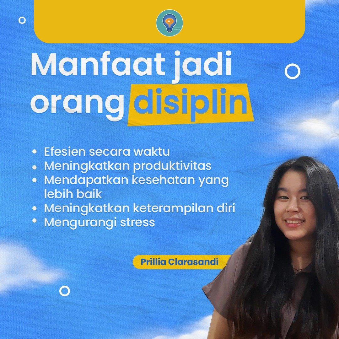 Assessment_id's tweet photo. Jangan remehin kedisiplinan ! Ini manfaatnya
#disiplin #rapih #engagement https://t.co/GzNXZhsXVj