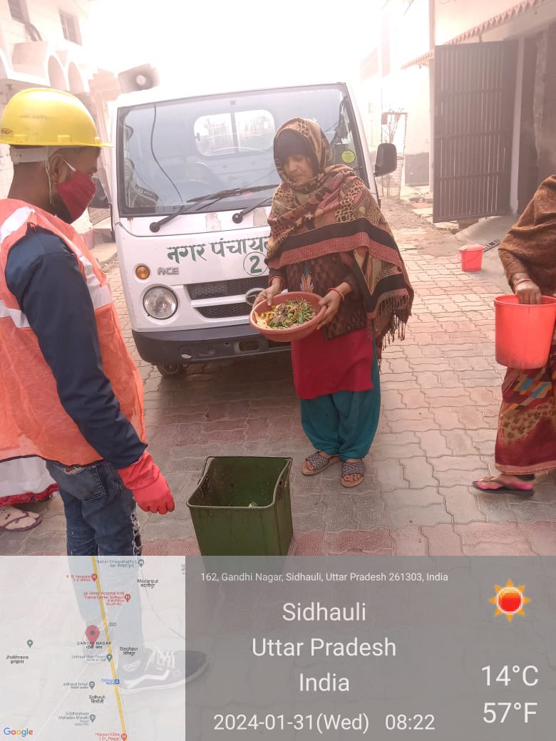 aksharmaBharat's tweet photo. सफ़ाई मित्रों के साथ हम सब आपकी सेवा में लगे हैं।  

गीला और सूखा कचरा अलग-अलग करके देने के अनेक फ़ायदे हैं...

कृपया इस पर ध्यान दें। 

@narendramodi 
@myogiadityanath 
@JPNadda @AmitShah 
@Bhupendraupbjp 
@idharampalsingh   
@RajKSinghIndia 
@HardeepSPuri
@MoHUA_India 
@MinOfPower 
@UPNEDA_Agency 
#GoodGovernance
#HumaraUP 
#jansunvaai
@UPPCLLKO
#OTS
#VikasExpress
