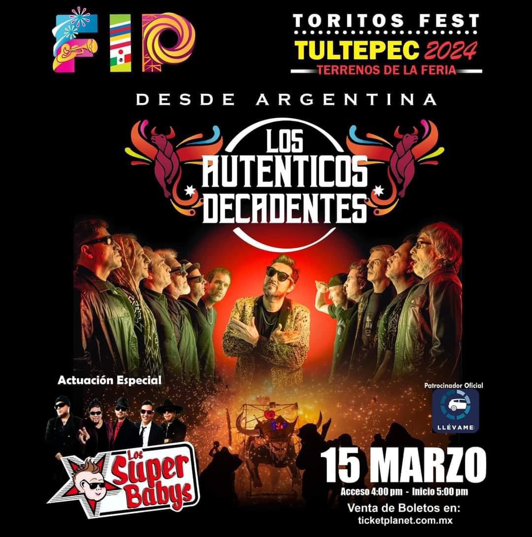 FIPTultepecFans's tweet photo. Somos, como somos, decadentes, así somos! 🎶

¡YA ES OFICIAL! @LADecadentes en la Feria Internacional de la Pirotecnia Tultepec 2024 🎆 https://t.co/lvAVdv3Vz0
