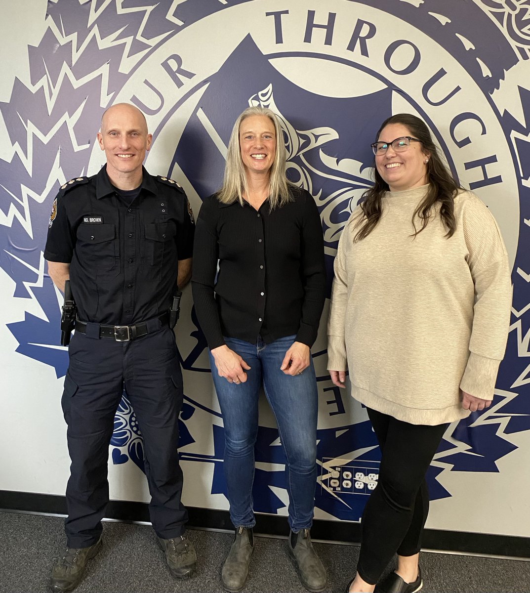 DCCJasonLaidman's tweet photo. @vicpdcanada  Please join us in saying farewell to Sergeant Kari Cochrane, who is retiring after nearly 29 years with VicPD.
Kari has worked in numerous sections, two of her most memorable sections were Patrol and Operational Planning. Thank you for your service Kari! https://t.co/abIUNMowDr