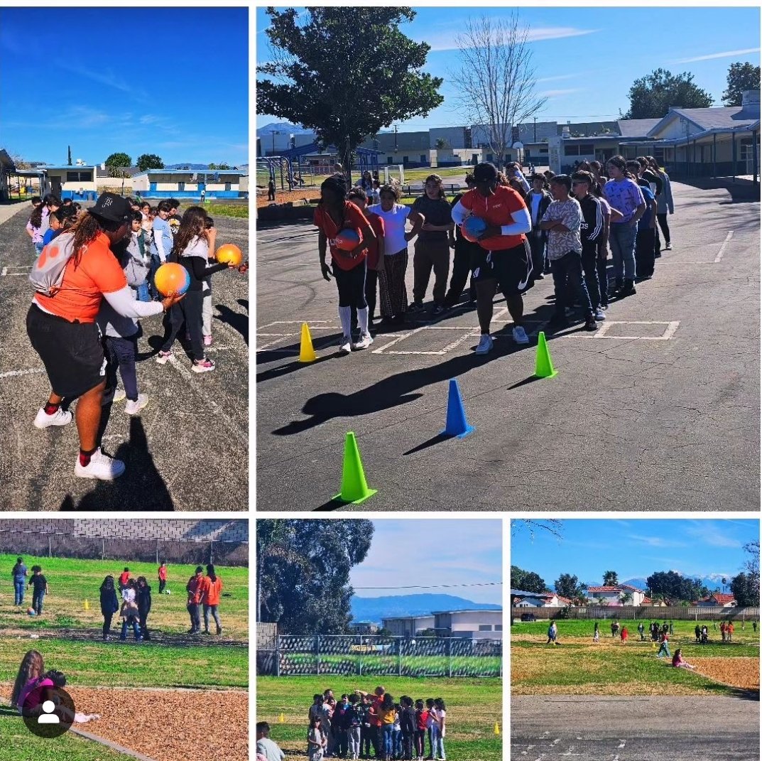 This week our RAMS students enjoyed PE Enrichment while teachers collaborated on lessons. Thank you @cjusd for providing this awesome service! Our RAMS loved the chance to play, learn sportsmanship & stay active. 🤸‍♀️🏀 😊 #WeAreRAMS #PEinRichmond