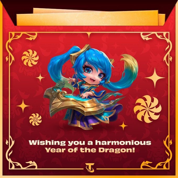 Happy Year of the Dragon everyone!
龙年快乐🎉

Giving away <a href="/TFT/">Teamfight Tactics</a> Chibi Sona codes thanks to <a href="/RiotGamesOCE/">Riot Games Oceania</a>!!!

🐲Follow <a href="/Sebbietonin/">Sebbie</a> 
🐲Like and Retweet this post
🐲Follow twitch.tv/sebbie

I’ll be giving out codes on my stream as well! Ends 12th Feb 12PM AEDT #LeaguePartner