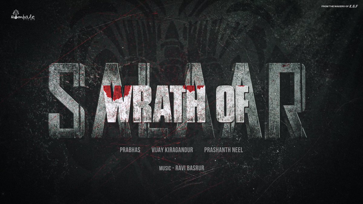SalaarTheSaga's tweet photo. Unleash the fury - The #WrathOfSalaar soundtrack out now 🥁💥

▶️ https://t.co/aNTi6sndi7

#Salaar #SalaarCeaseFire 

#Prabhas #PrashanthNeel @PrithviOfficial @shrutihaasan @VKiragandur @hombalefilms @ChaluveG @IamJagguBhai @sriyareddy @RaviBasrur @bhuvangowda84 @vchalapathi_art @anbariv @SalaarTheSaga