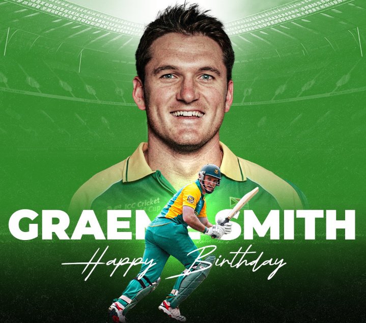 Maghaz89's tweet photo. 🔥 most wins as Test captain
🏏 9265 runs in Tests
😍 6989 runs in ODIs
💯 37 International hundreds
Happy birthday wishes to one of the greats of South African cricket, Graeme Smith 🎂
#Cricket #Graeme #SouthAfrica https://t.co/yFDbbyEvPB
