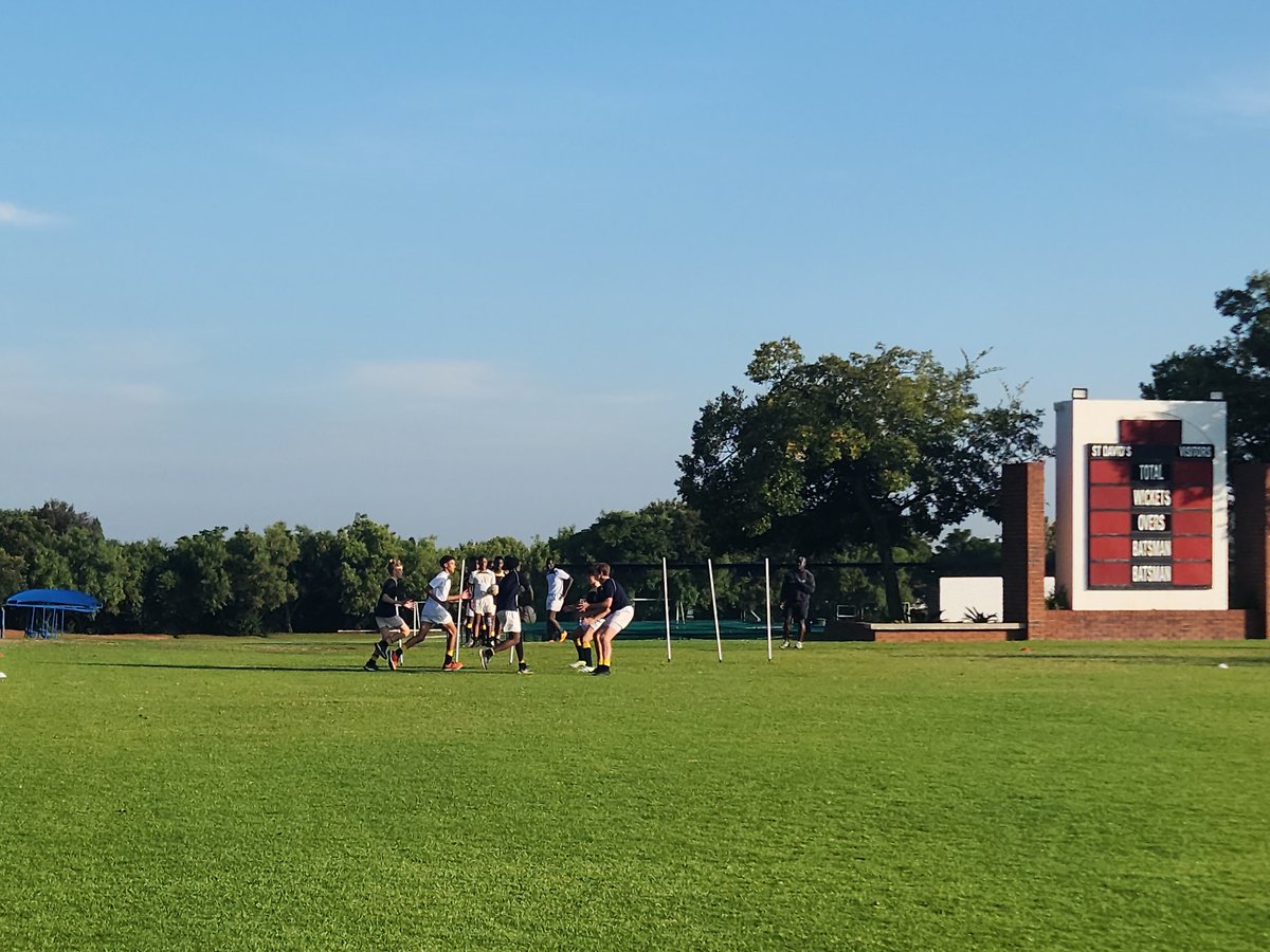 Hard yards....1 yard at a time. @StDavids_Marist u15 rugby.