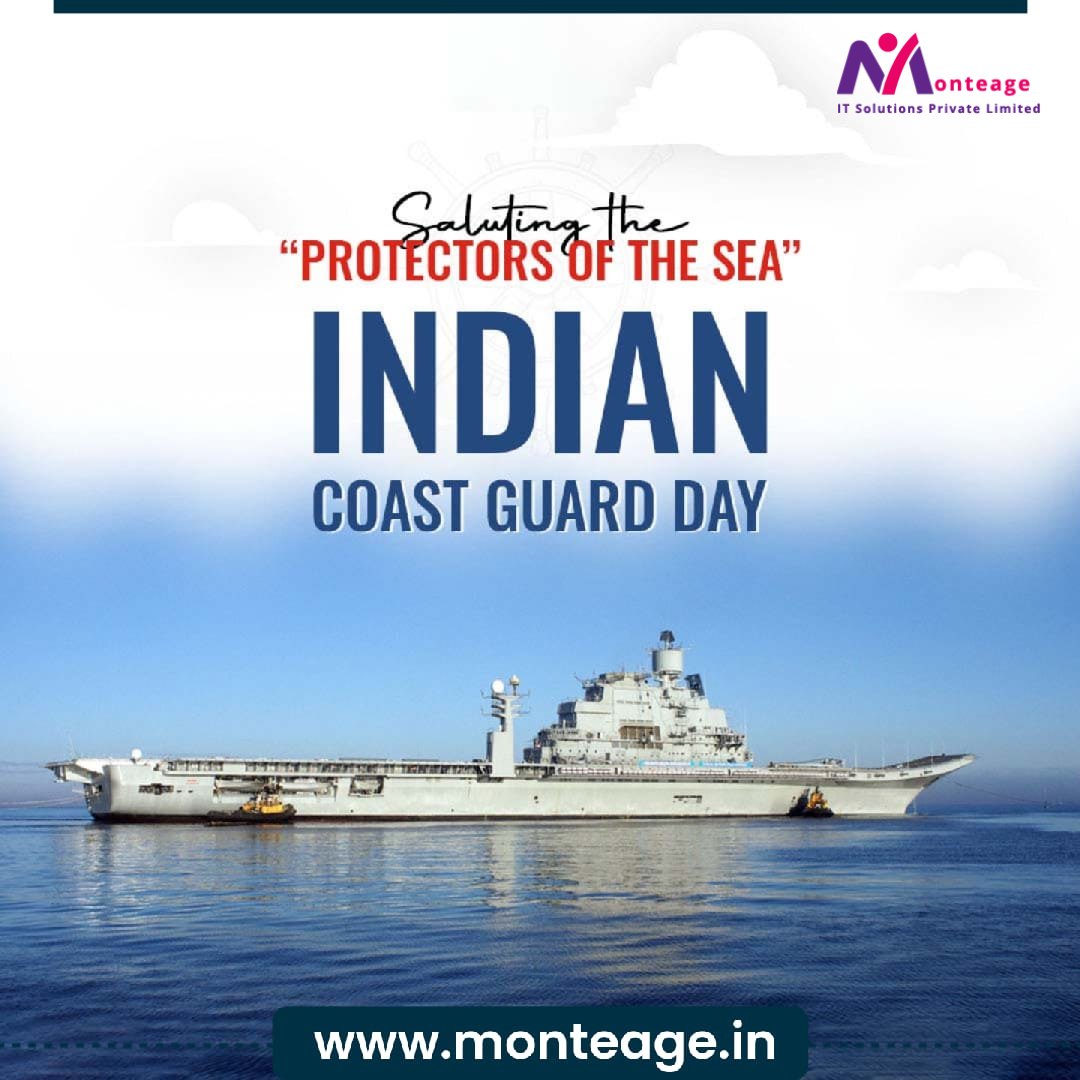 Saluting the brave guardians of our seas! 🌊 Happy Indian Coast Guard Day! 🚢 
.
.
.
.
.
#Monteage #IndianCoastGuardDay #GuardiansOfTheSea #JaiHind #CoastGuardHeroes #ProtectingOurWaters #servingwithpride