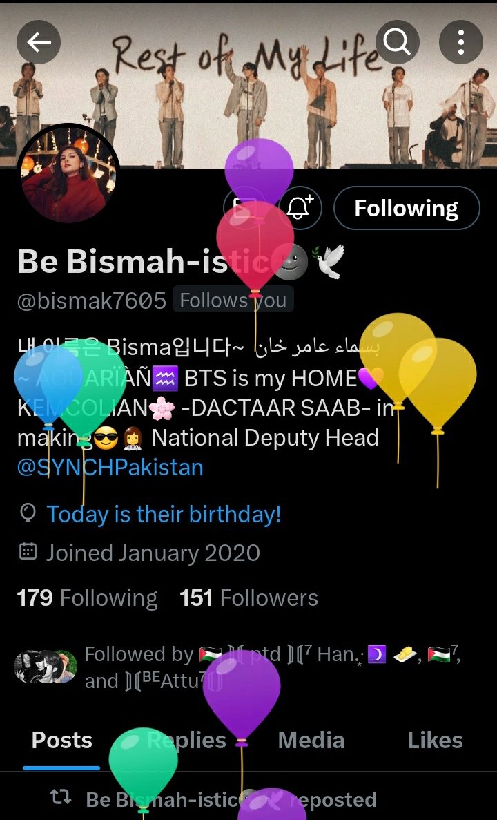 sopelogyyy's tweet photo. Wishing a BTS-tastic birthday to the army friend who’s been through all the BTS comebacks and achievements with me. May your birthday be a masterpiece, just like BTS’s discography. @bismak7605 HAPPIEST BIRTHDAY SOULMATE🥳💖🎂 https://t.co/azohaoB8WE