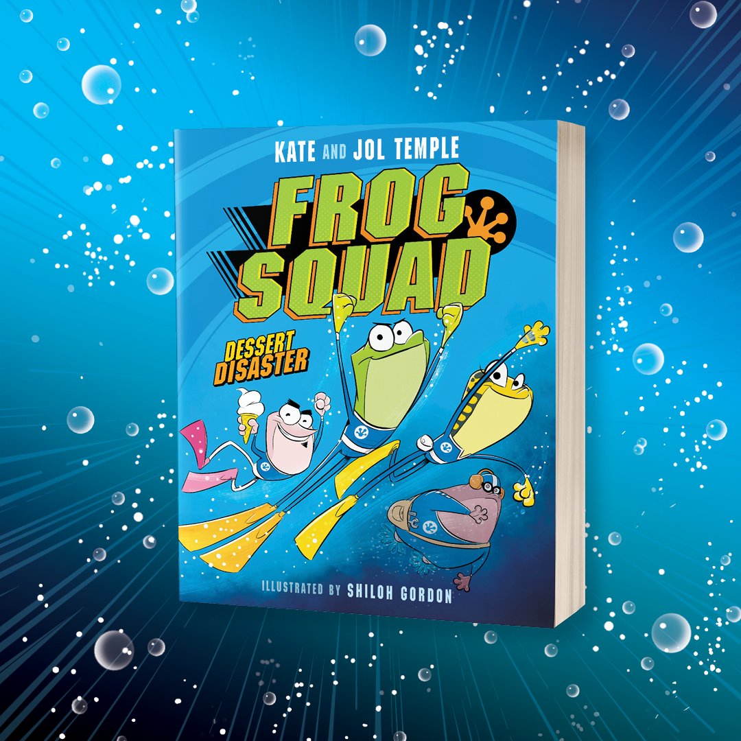 A FROG-tastic cover reveal. We are hopping with excitement to share the cover for Frog Squad: Desssert Disaster. Step into a top-secret world where frogs don't just eat flies, they eat danger! This is FROG SQUAD!