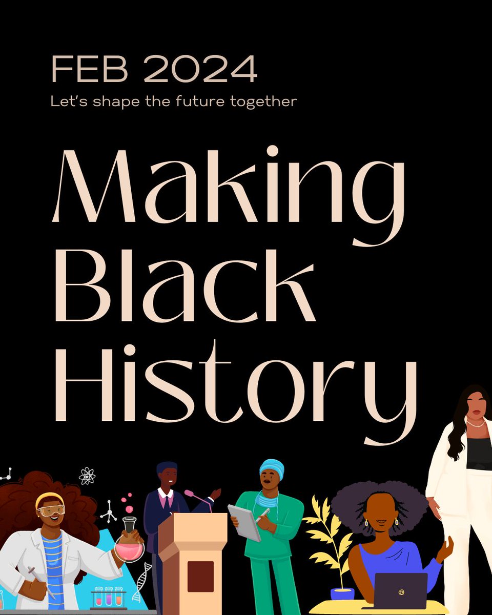 sandrangabriel's tweet photo. We are setting a new narrative and paving a new direction. #HappyBlackHistoryMonth #BlackHistoryMonth #BlackHistory #MakingBlackHistory #BlackFuture https://t.co/P4KYkTnNf7
