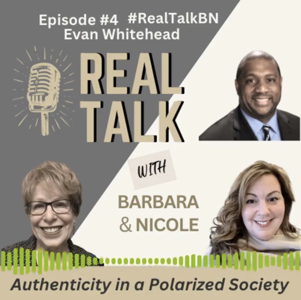 EvanWhitehead00's tweet photo. Check out #RealTalkBN Episode 4 on #Privilege &amp; #Authenticity with @BiscottiNicole @bbray27

https://t.co/J3z4j0QDAf…

#leadership #mentalhealth #vulnerability #mindset #culture #purpose @kennycmckee @Resonance_Ed @ZoeWeil @AspiredFutures @AlliPolin @valdonnan @Kmbordonaro https://t.co/gPUo4bsteh