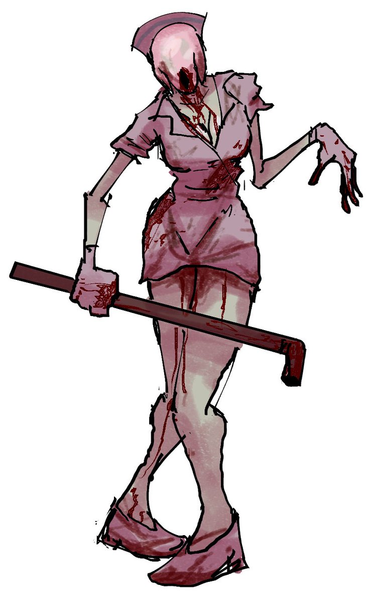 posting my SILENT HILL 2 art in light of recent events ^_^