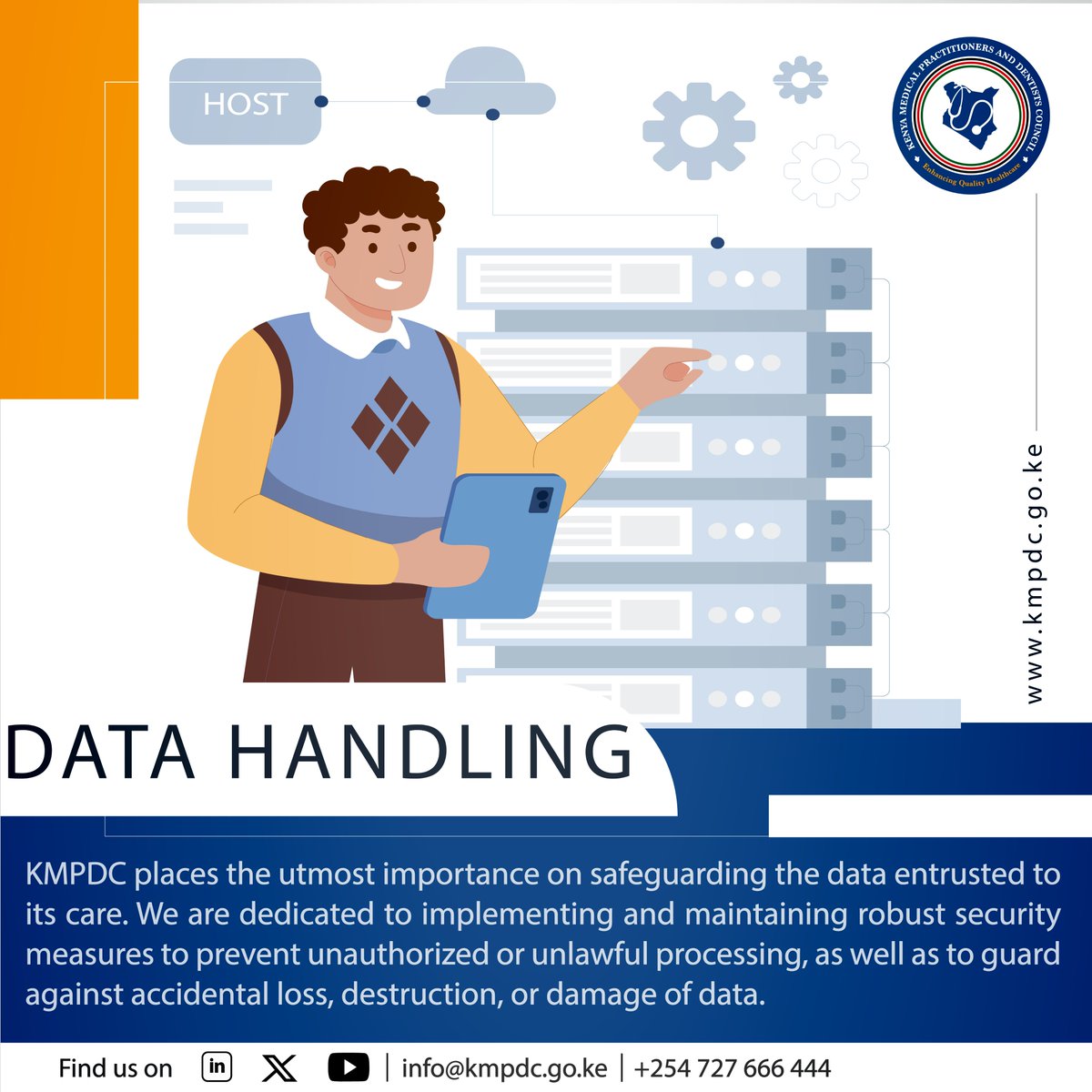 @KmpdcOfficial has been certified by the @ODPC_KE as a Data Controller. This mandates that KMPDC processes personal data in a manner that ensures appropriate security of the personal data, including protection against unauthorized or unlawful processing and against accidental…