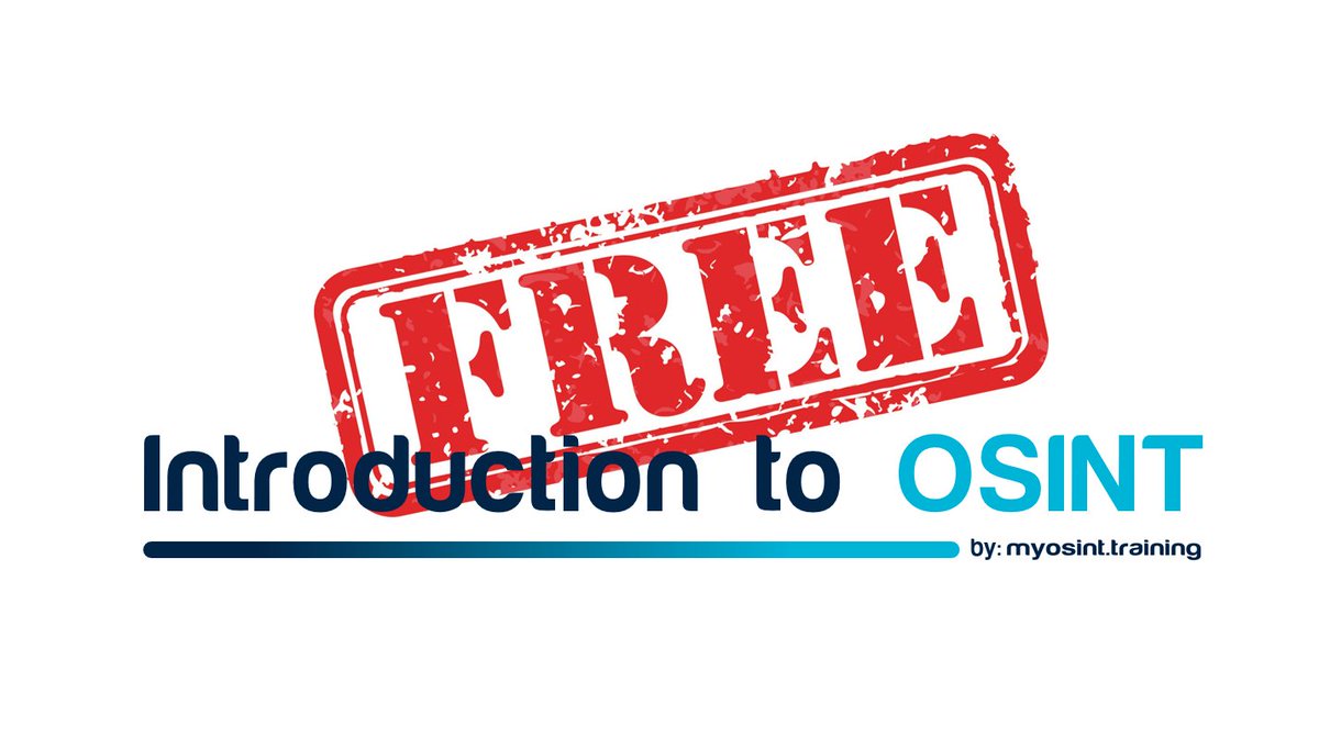 Nearly 4,000 people have taken our FREE 2-hour Intro to OSINT course & we could not be happier! New to #OSINT, looking to build a solid foundation for future learning, perhaps looking to learn something new? Let @hatless1der & @WebBreacher show you around! myosint.training/courses/introd…