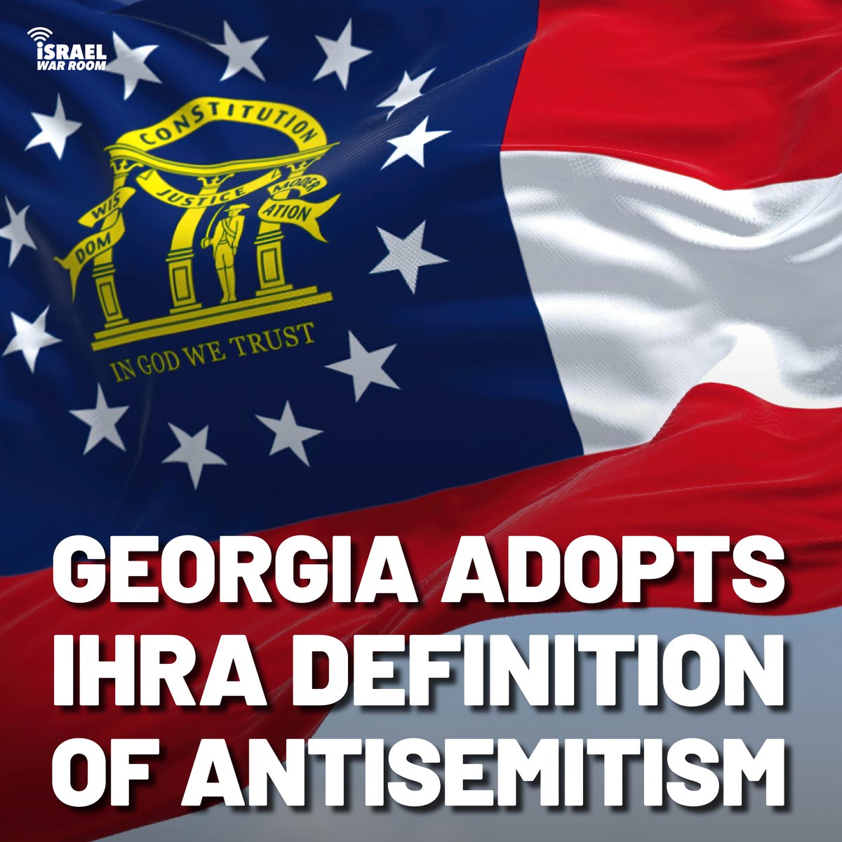 IsraelWarRoom's tweet photo. Today, @GovKemp signed HB30 into law, making Georgia the 35th US state to adopt @TheIHRA definition of antisemitism. 
The bill passed 44-6 in the Georgia Senate and 129-5 in the Georgia House.
Thank you, Georgia, for standing against all forms of antisemitism! https://t.co/ukWExyTVIl