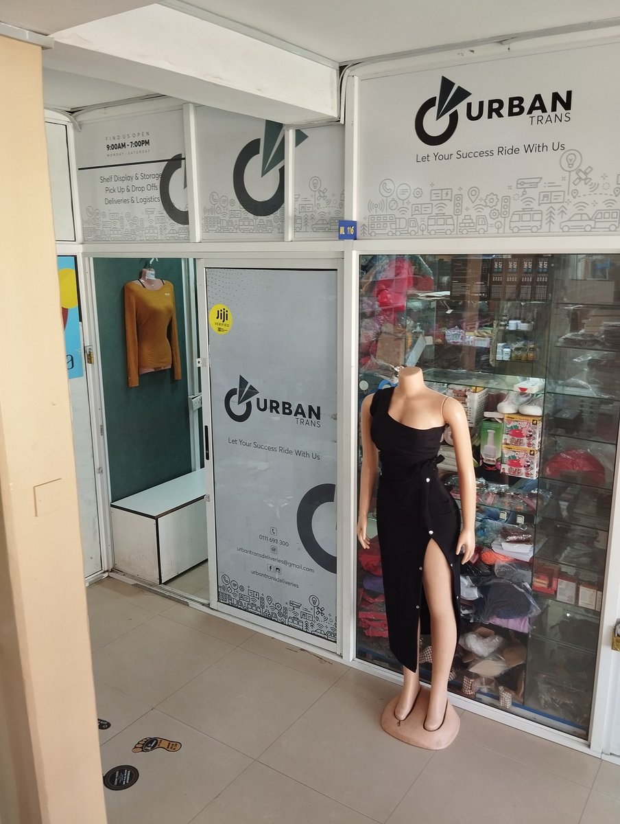 Happy New Month to you small biz owner✨
We provide the following services for your online shop;
Pick up point &amp; Drop off point for as low as 1000bob per month.
Doorstep delivery for your clients
Strategic location in CBD
Great customer service
Reach us on 011169300 for more info
