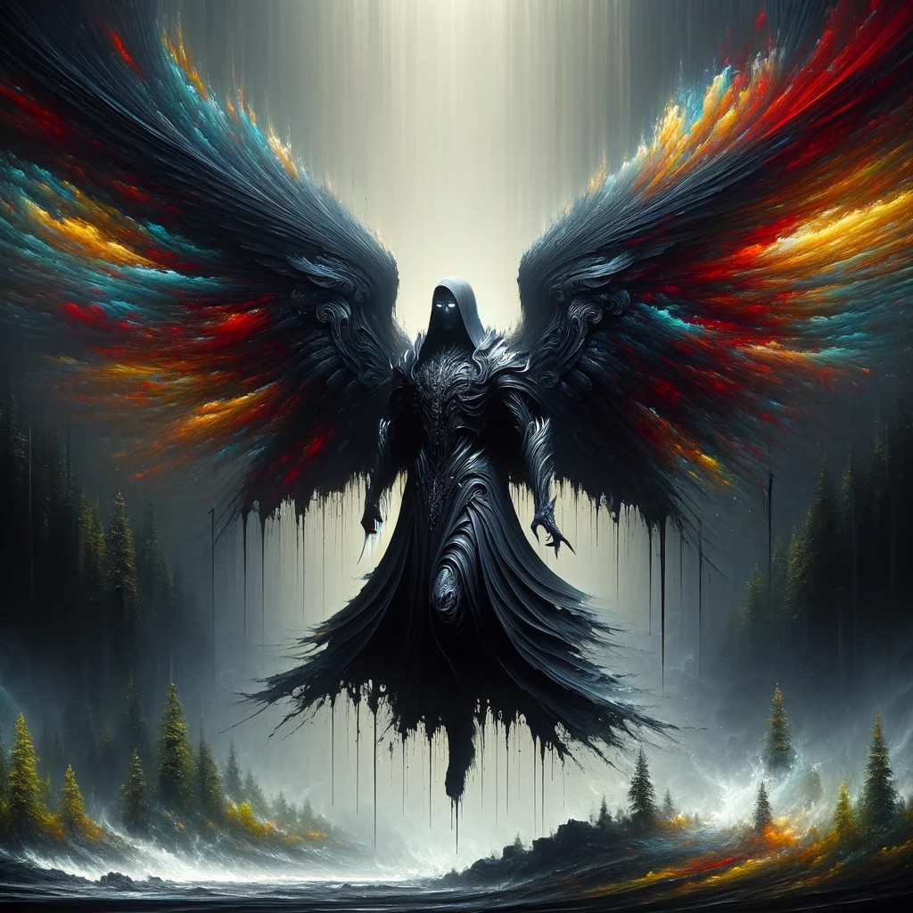 Black Angel (Made with AI)
 #art #artist #artwork #drawing #painting #artlover #BlackAngel #DarkAngel #GothicArt #MysticArt #AngelOfTheNight #DarkFantasy #GothicFantasy #AngelArt #MysteriousBeauty #DarknessAndLight