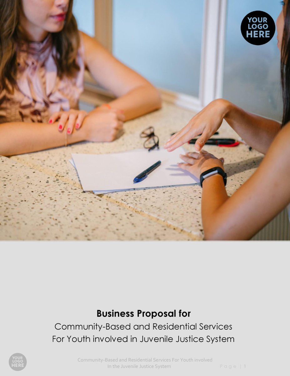 Business Proposal Template for Community-Based and Residential Services For Youth involved in Juvenile Justice System Our business proposal template for Community-Based rfply.com/business-propo… #BusinessProposalTemplate #Residentialservices