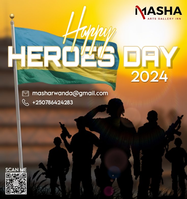 Musanzartstudio's tweet photo. Happy Heroes Day to all our amazing customers! We appreciate your support and celebrate the bravery and resilience of our heroes. 🎉🇷🇼
#Rwanda #intwari #heroes #umunsi https://t.co/M5utxYTtZr