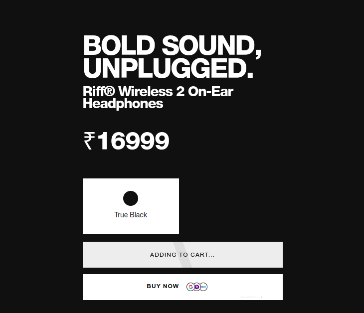 dkchaurasiya_'s tweet photo. @skullcandy @SkullcandyIndia  Check on https://t.co/BA8K695DVo
Always stuck at Adding to cart.🤷‍♂️ https://t.co/E1zk2VBqbx