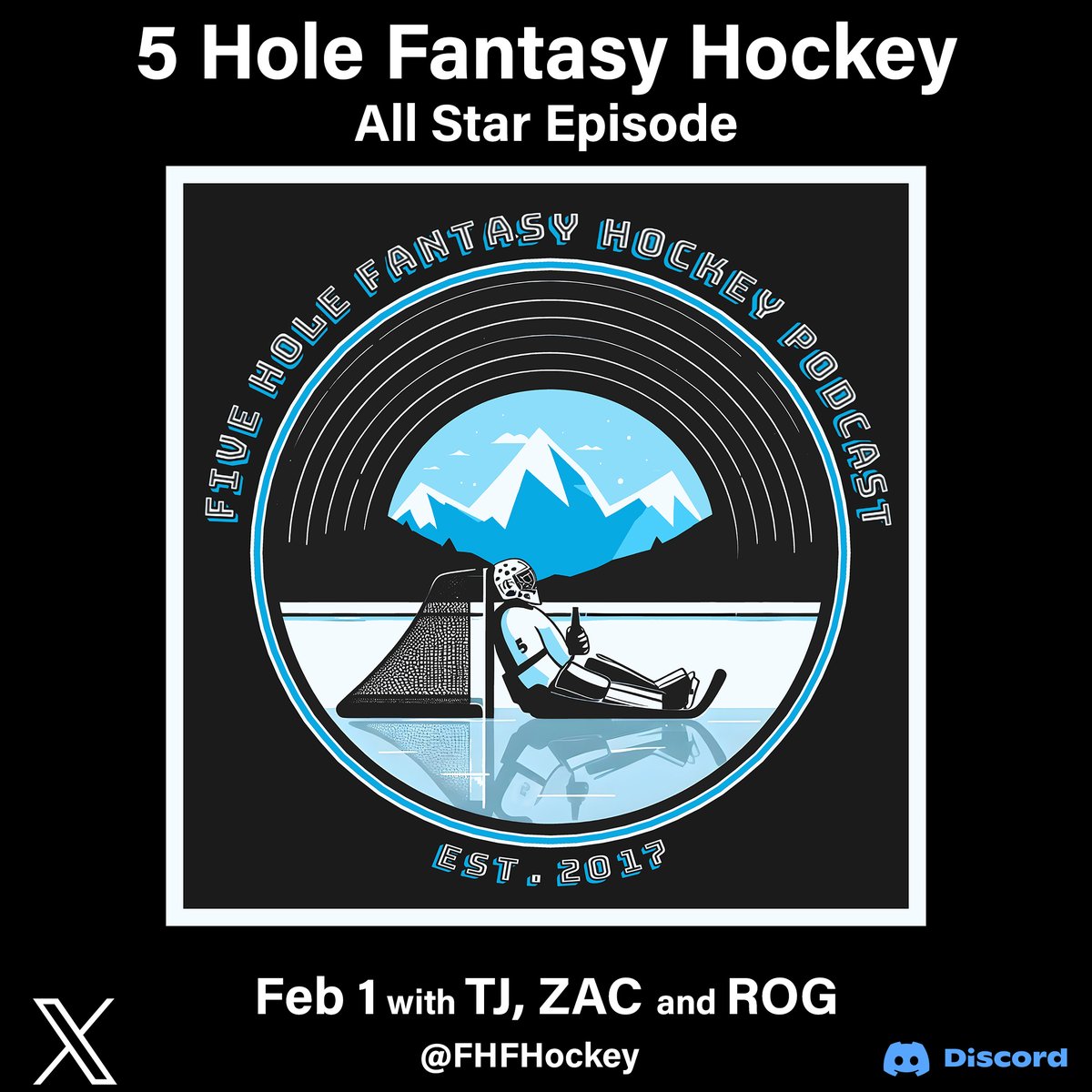 One night only...TJ, Zac and Rog are back for an "all star / I miss you guys / first half / our teams are finally good" episode!!!   
<a href="/JHawr11/">J Hawr🇺🇦 🇨🇦</a> #fantasyhockey  <a href="/FHFHockey/">Five Hole Fantasy Hockey</a>