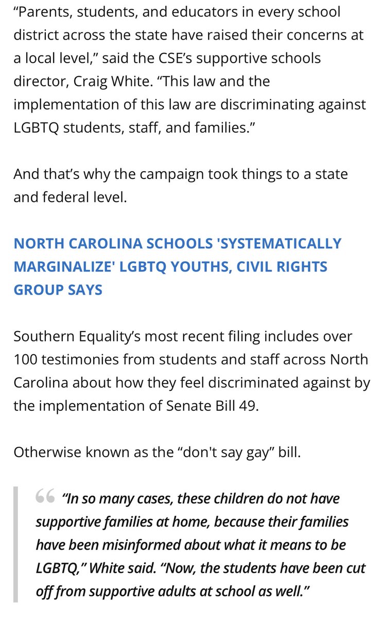 So, let's look at #NewHanoverCounty for a hot sec. 

The Parental Rights Bill intro'd by NHCS Policy Committee Chair Josie Barnhart is almost verbatim the state level policy Truitt has withheld, no doubt due to bullshit pushback from Queer Marxist political wacktivists.