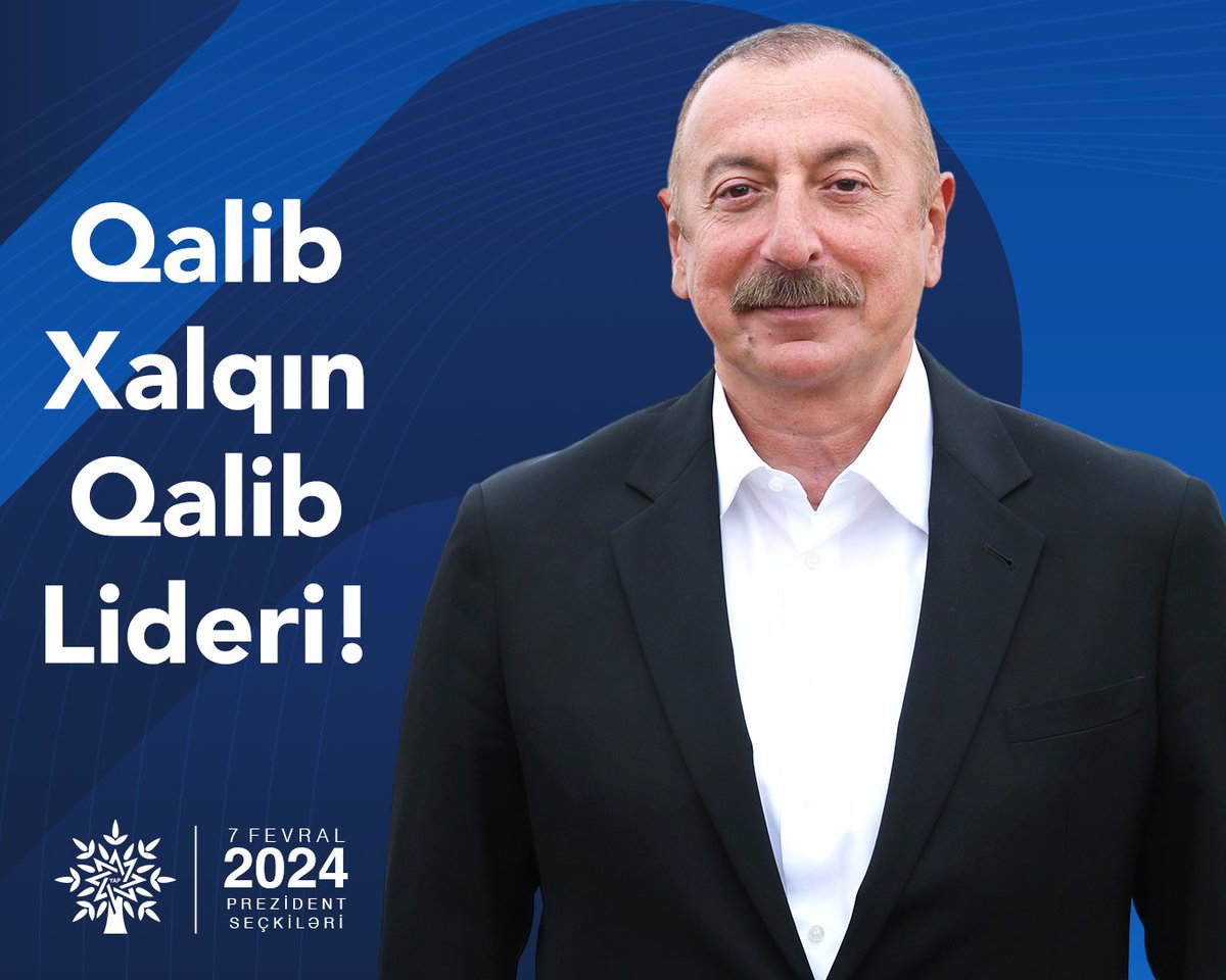 Qalib Xalqın Qalib Lideri!
#Prezidentseçkiləri #Seçki2024 #QalibXalqınQalibLideri
