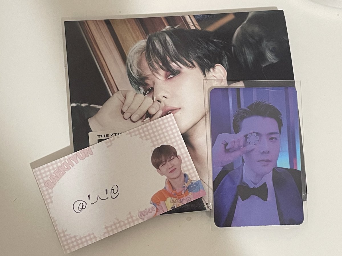 4thLynnl's tweet photo. WTT exo exist photocards

Have: Sehun digipack ver.
Want: Baekhyun digipack/ $7

Located in the 🇺🇸U.S 

Pls RT! Tysm! @exotradeusa @exotradekpop @exoselltradeusa @kpoptradeusa @pctradeusa  @TradesKpop https://t.co/dyrvLAvuQc