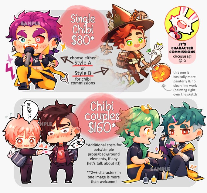 In a bit of a panic due to needing sudden travel expenses and misc so I'm opening digital commissions again!😳pls consider helping me fund my AX trip (and life) lol🙏 more info in thread! 