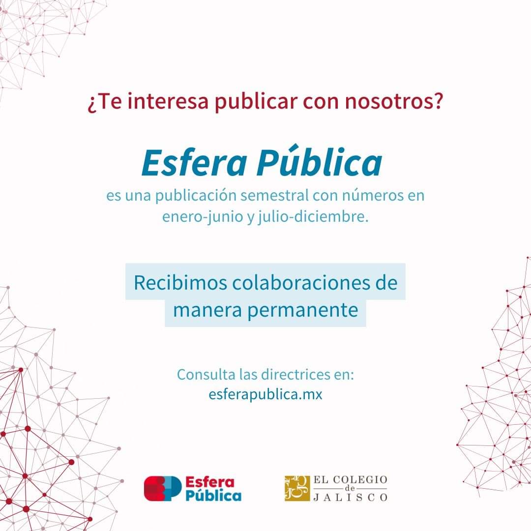 La revista Esfera Pública recibe colaboraciones