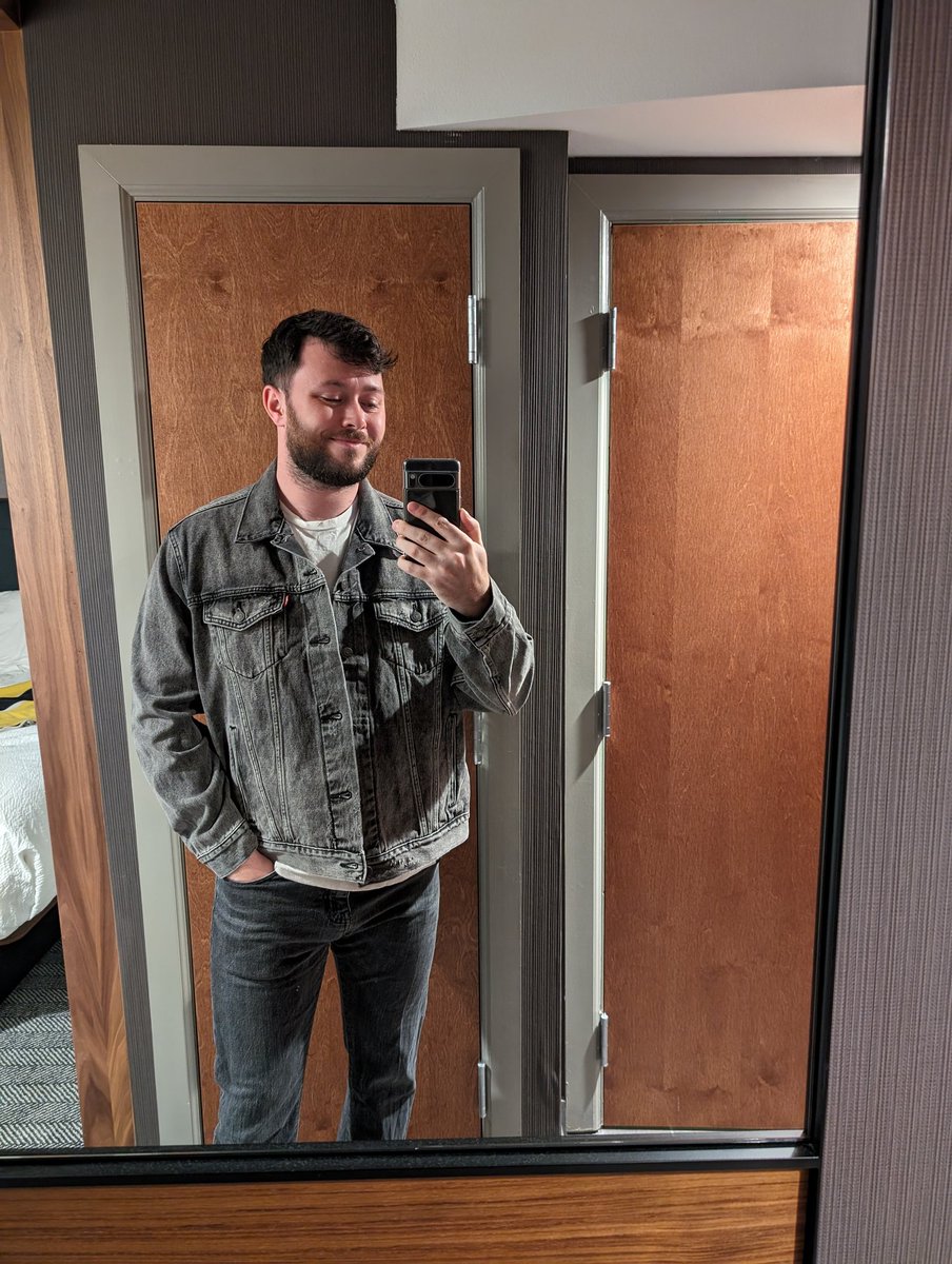 Today, I joined the double denim gang and I love it. <a href="/LEVIS/">Levi's®</a> #doubledenim #levis