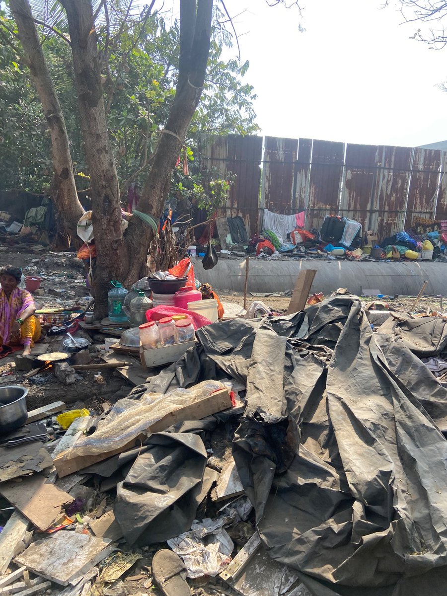 Absolute filth outside <a href="/poonam_mahajan/">Poonam Pramod Mahajan</a> ‘s office encroached by banjara basti community. This is a residential area. this is not only a security threat, but a health hazard.  <a href="/mybmc/">माझी Mumbai, आपली BMC</a> <a href="/DGPMaharashtra/">महाराष्ट्र पोलीस - Maharashtra Police</a> <a href="/CMOMaharashtra/">CMO Maharashtra</a> <a href="/mybmcSWM/">BMC SWM</a> <a href="/SwacchBharat/">Swacch Bharat</a> . Pls do the needful asap