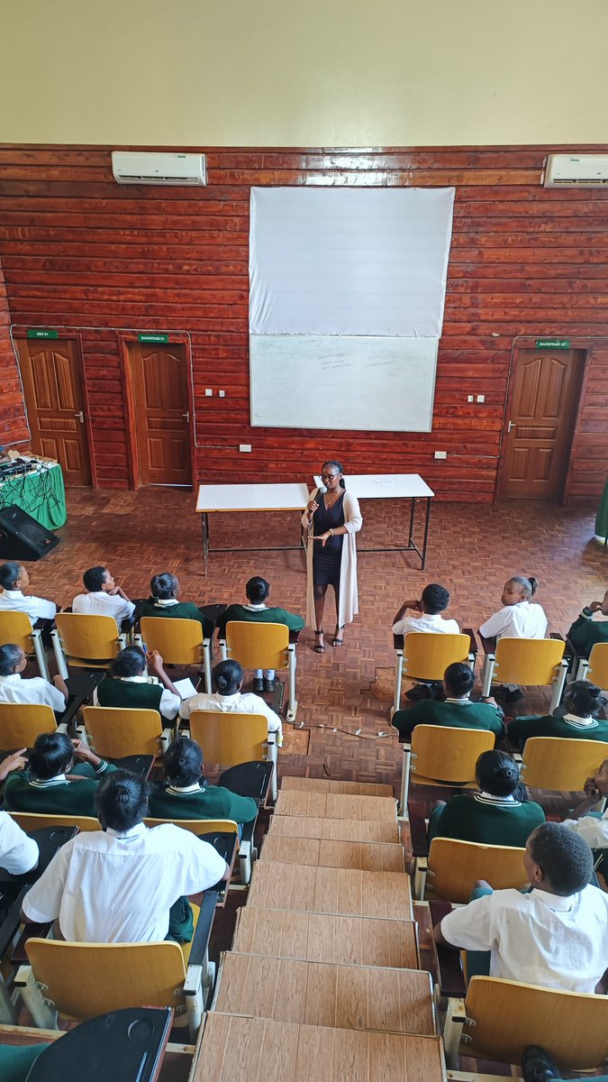 wissafrica's tweet photo. Yesterday I was thrilled to have had the incredible opportunity to be a part of the Education Tour for Form Fours at Akithii Girls, hosted at Meru University of Science and Technology 🎓✨ Spoke passionately about #STEM,  #Careers  pathways, and the exciting world of #innovation https://t.co/yRl9wu3LjK