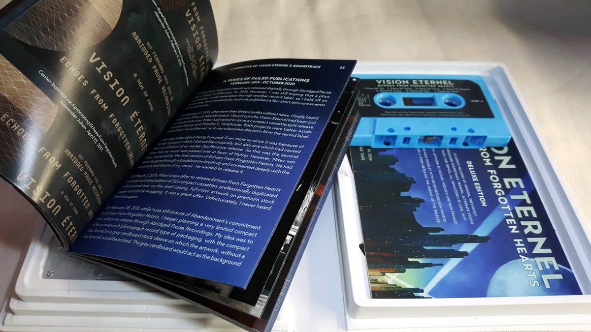 visioneternel's tweet photo. Here's a preview of the 80-page novella that comes with the Deluxe Edition boxed set of Echoes From Forgotten Hearts.

Pre-order it right here:
https://t.co/sH6BeqAoJT

#visioneternel #alexandrejulien #geertruiuda #rainfrancesart #michaelkoelsch #ambient #shoegaze #spacerock https://t.co/Vpv4eagRGY