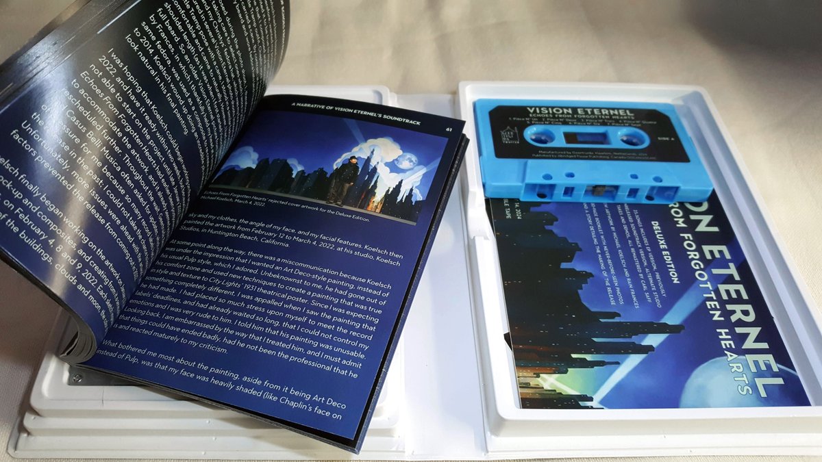 visioneternel's tweet photo. Here's a preview of the 80-page novella that comes with the Deluxe Edition boxed set of Echoes From Forgotten Hearts.

Pre-order it right here:
https://t.co/sH6BeqAoJT

#visioneternel #alexandrejulien #geertruiuda #rainfrancesart #michaelkoelsch #ambient #shoegaze #spacerock https://t.co/W2v291KKvR