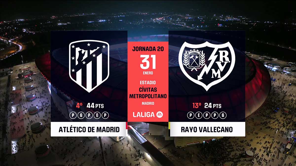 Atletico Madrid vs Rayo Vallecano