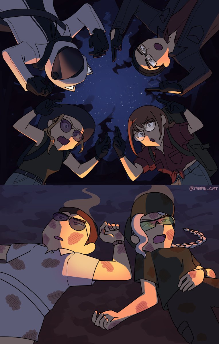maipie_cmt's tweet photo. Family hike!! 🔥👩‍👦‍👦👨‍👧‍👧🚑👻

#nopixel #nopixelfanart #LottieMae #RaiaKaine #YunoSykk #BurtBeans #Gloryon #FionaStewart #CarloMarciano https://t.co/NNzTwijXbU