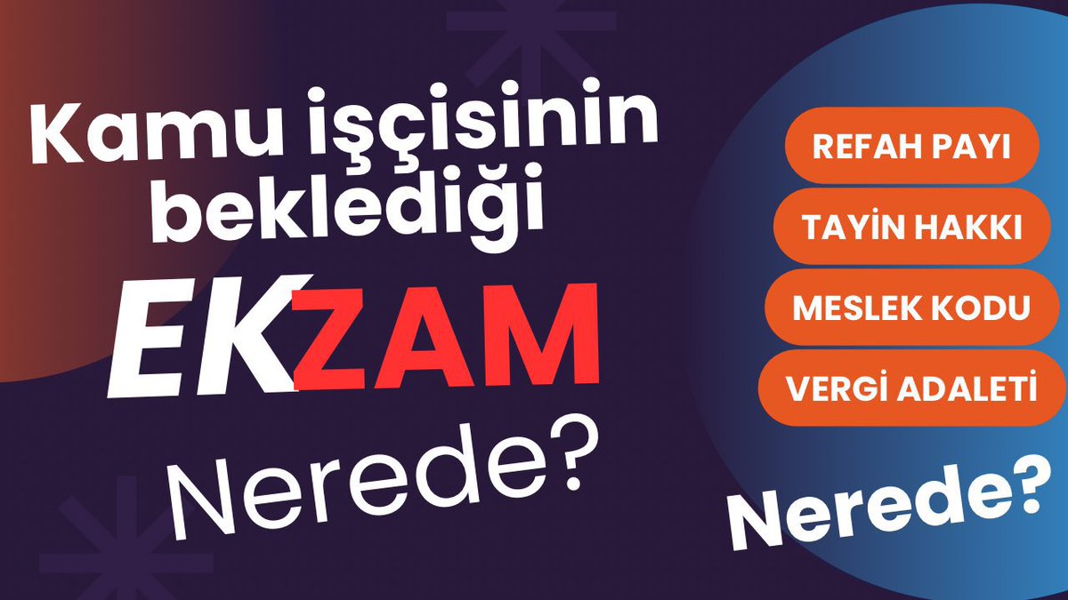 Biri Yer Biri Bakar, Kıyamet Ondan Kopar! 

Asgari ücrete             %49,25
Memura                       %49,25
Memur emeklisine  %49,25
İşçi emeklisine          %49,25
Kamu işçisi                 %32,57
#isciMasadaSatıldı
#iscininumuduRTE
<a href="/turkiskonf/">TÜRK-İŞ</a>
<a href="/RTErdogan/">Recep Tayyip Erdoğan</a>
<a href="/isikhanvedat/">Prof. Dr. Vedat Işıkhan</a>
