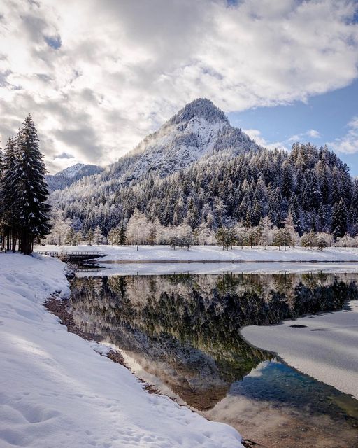 LAKE JASNA, Slovenia - this picturesque lake that marks the beginning of the Triglav National Park is well worth a visit in the winter. photo: Lara Muhič