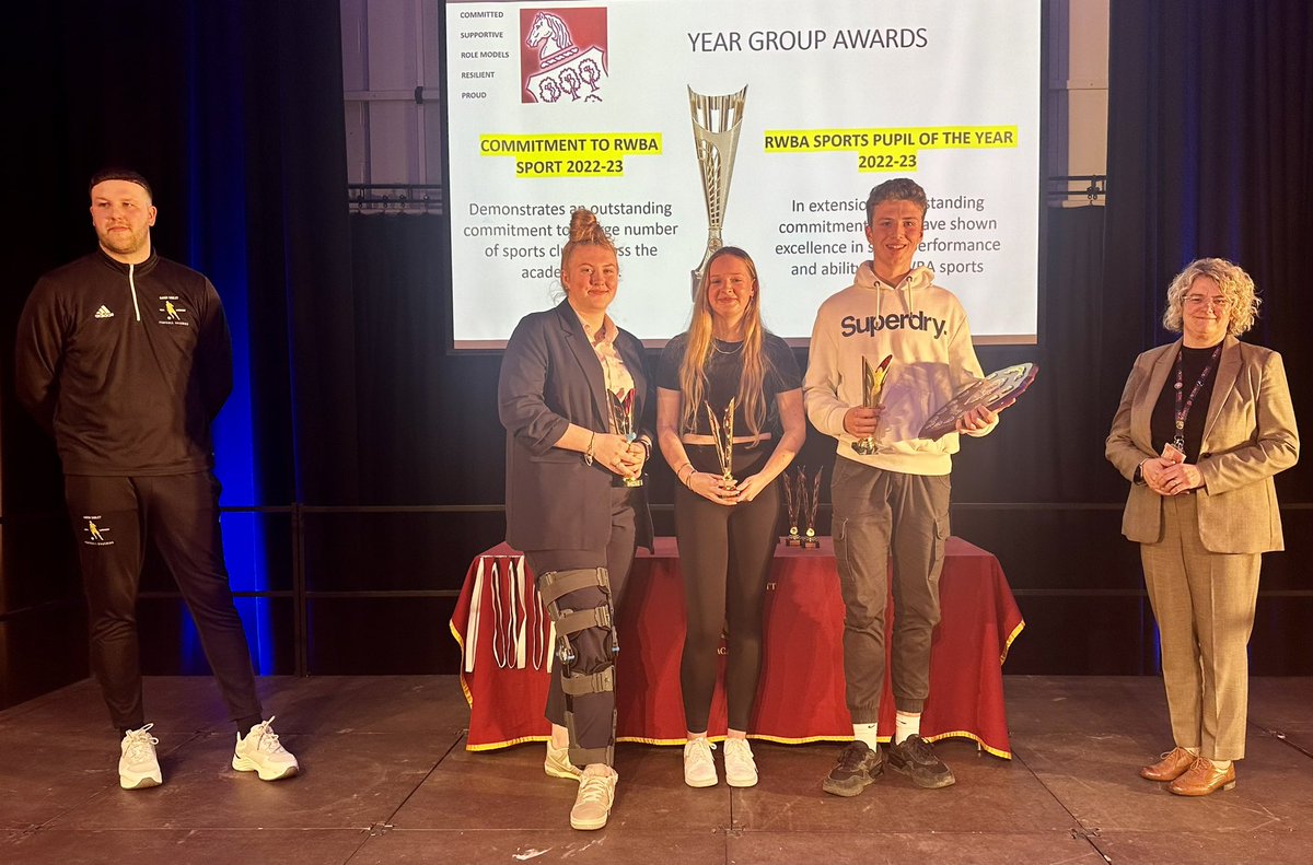 SPORTS REWARDS EVENING - just a final thank you to our pupils for their demonstration of all our PE values throughout 2022/23.

Yr 10 &amp; 12 (9 &amp; 11 last year)👏🏼be proud!

Commitment &amp; sports pupils of the year;
-Nakshat &amp; Oliver 
-Harriet &amp; Isabelle
-Amy, Amelia, Maddison &amp; Tom