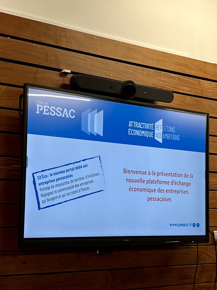 gattimarc33's tweet photo. Je présente le site Citéco de la @Villedepessac  dédié aux entreprises, commerçants et artisans Pessacais.
L’objectif est de favoriser le développement économique de notre eco système. https://t.co/AyfyBhKYib