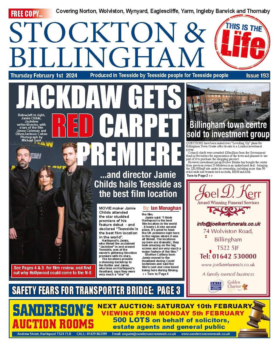 Issue 193 of Stockton &amp; Billingham Life is out now across Teesside - grab your copy today!