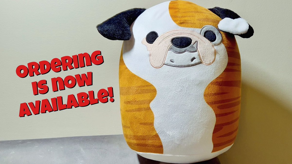 BulldogReuben's tweet photo. The Reuben Cuddly Plush is now available for ordering! Don’t sleep on this one (although Reuben does approve of a good nap)!😀 https://t.co/tbyZ1UYc8u https://t.co/MTK2NqqL2k