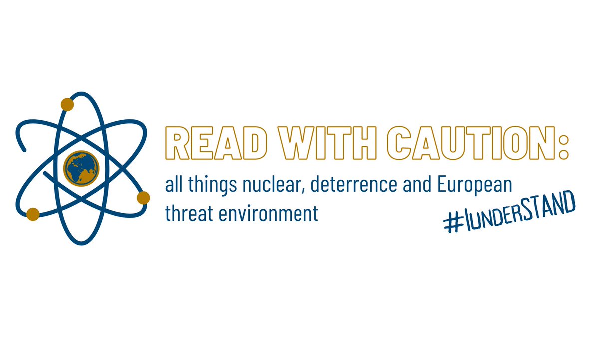Calls for & scenarios of Euro deterrents in the face of challenges with the US, importance of nuclear competition for arms control, US nuclear weapons in UK&UA's denuclearization in our weekly newsletter on recent news&analyses to #underSTAND #nuclear #deterrence&#threats (1/8).